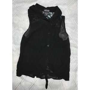 Wet Seal Black Top SIZE XS